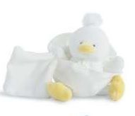 DC3107-BLANC - POUSSIN avec doudou – Blanc - 1