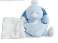 DC3107-BLEU - POUSSIN avec doudou – Bleu - 1