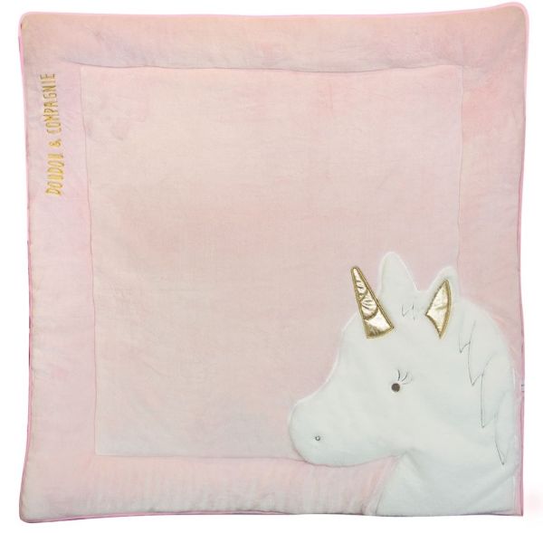 DC3318 - Tapidou - Licorne rose - 100 x 100 cm - 1