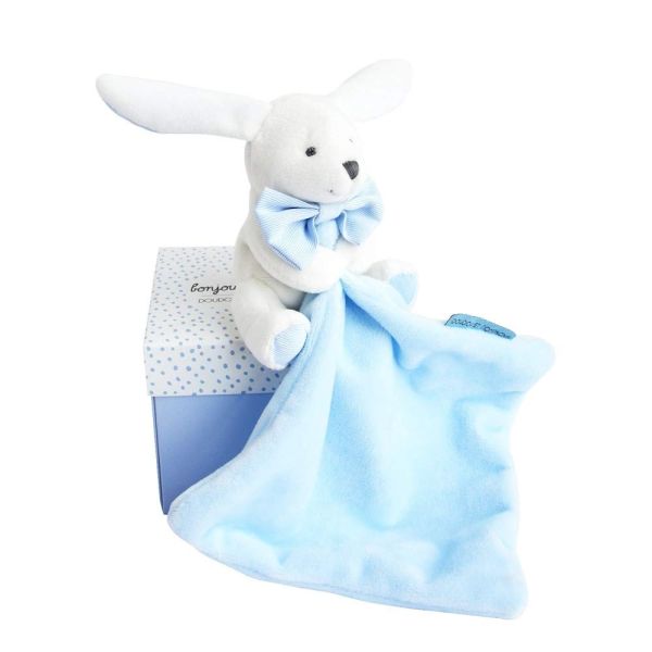 DC3338 - Lapin boîte fleur - bleu ciel - 1