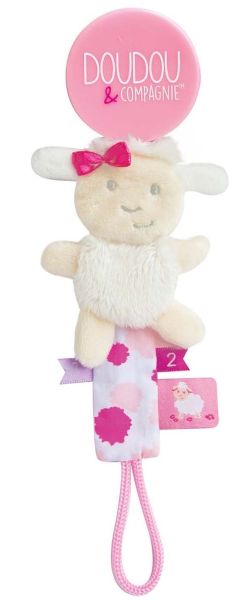 DC3424MOUTON - Attache-sucette Vanille/fraise - Mouton - 1