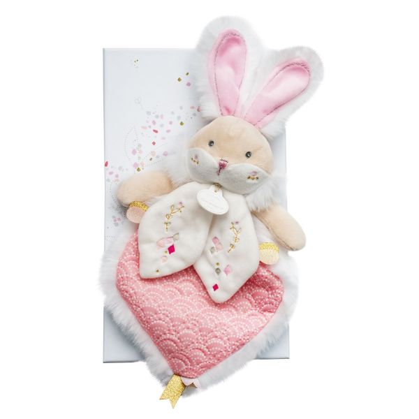 DC3489 - Lapin de sucre rose - Doudou - 1