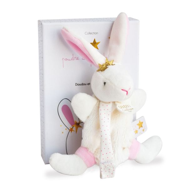 DC3510 - LAPIN ETOILE - Doudou avec attache-sucette - 1