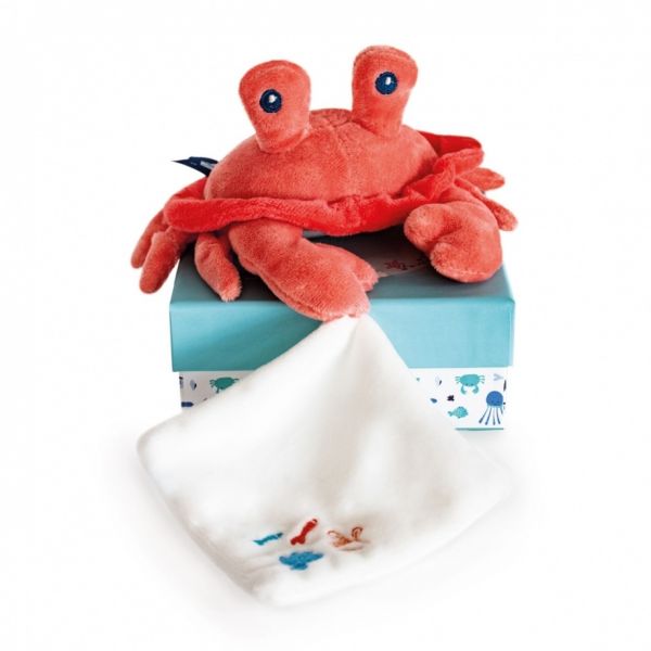 DC3652 - CRABE avec doudou - Corail - 1