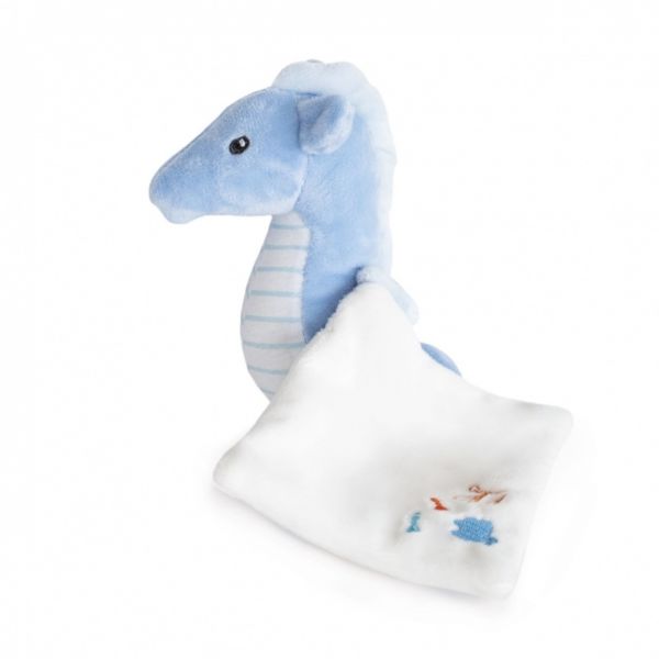 DC3653 - HIPPOCAMPE avec doudou - bleu - 1