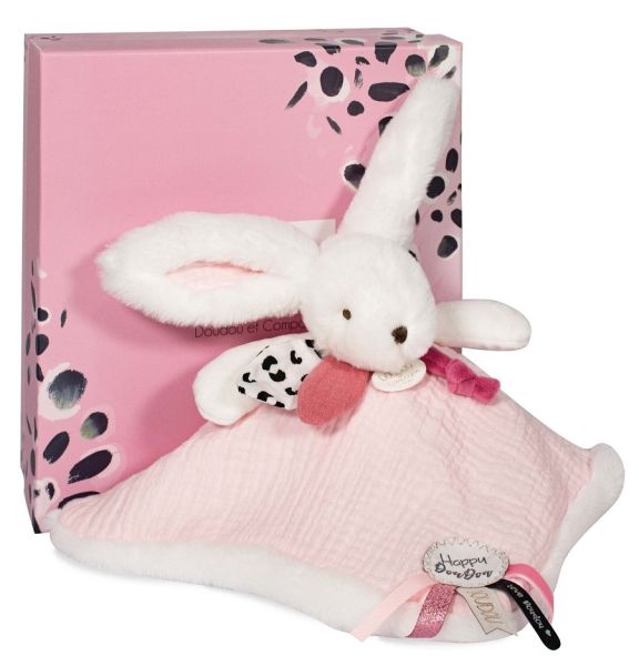 DC3744 - HAPPY BLUSH - Doudou pompon rose - 1