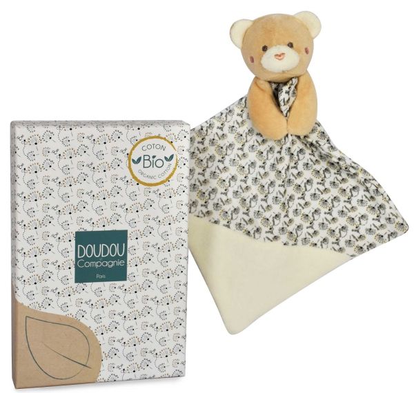 DC3840-02 - L'OURS BIO - Doudou bébé Fleuri - 1