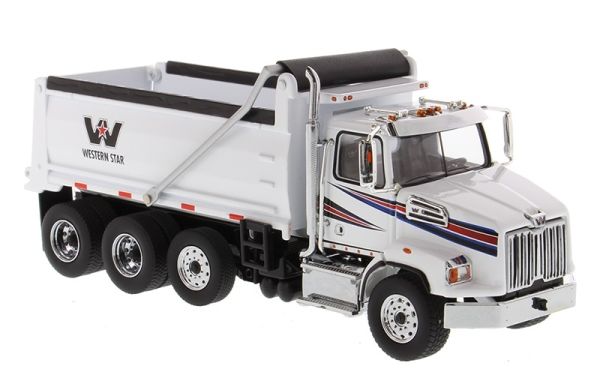 DCM71034 - WESTERN STAR 4700SB Benne 4 Essieux Blanc - 1