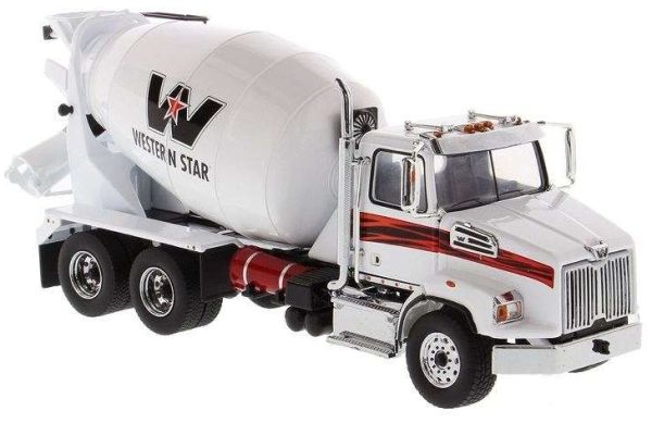 DCM71035 - WESTERN STAR 4700SB Toupie 6x4 Blanc - 1