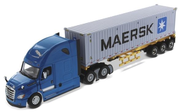 DCM71048 - FREIGHTLINER Cascadia 6x4 avec porte container et container 40 Pieds MAERSK - 1