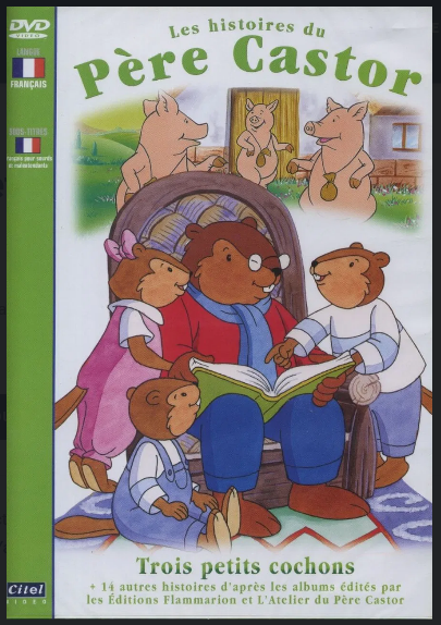 DVDDV2126 - DVD Père Castor Les Trois Petits Cochons +14 histoires - 1
