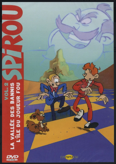 DVD-MTDUP05 - DVD Spirou Vol 2 épisodes La Vallée Des Bannis et L 'ile Du Joueur Fou - 1
