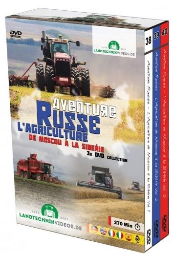 DVDPACKRUSSIE - DVD L'aventure RUSSE - L'agriculture de MOSCOU à la SIBERIE - 1