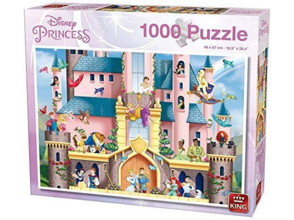 KING55917 - Puzzle 1000 pièces Disney Princesse Le palais magique - 1