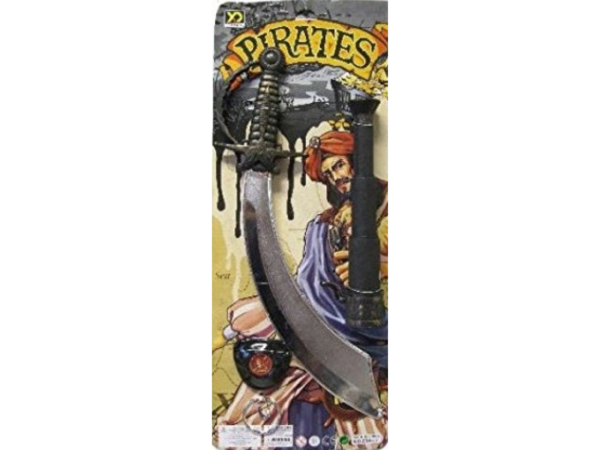 LPLI2298 - Kit de pirate avec sabre , longue vue et accessoires - 1