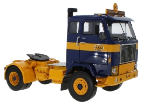 MOD18140 - VOLVO F88 ASG 4x2 1971 Bleu et jaune - 1