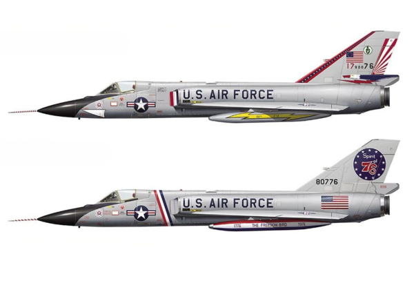 HAW02402 - Avion F-106A Delta dart - Bicentenaire à assembler et à peindre - 1
