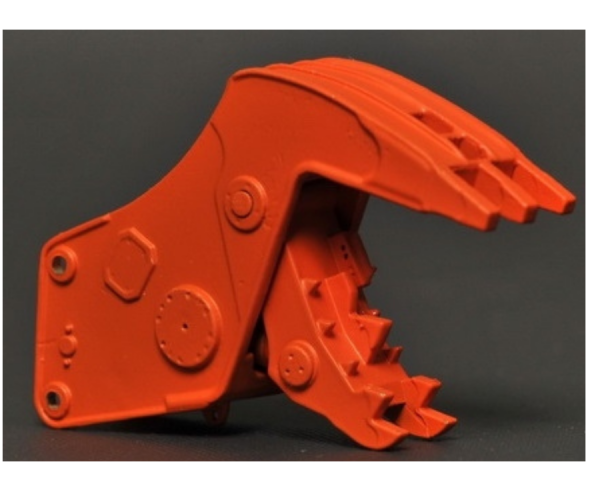 YCC410-2 - Pince de démolition orange pour pelle de 30-45 tonnes - 1