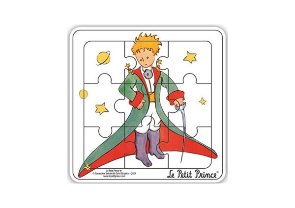 MGM865007-B - Puzzle cadre en bois 9 Pièces LE PETIT PRINCE avec son épée - 1
