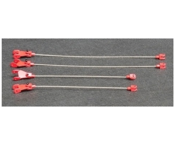 YCC783C-6 - Câbles métallique de flèche pour LG 1550 Rouge RAL3000 - 1