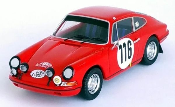 TRODSN132 - PORSCHE 911T #116 Rallye de Monte Carlo 1968 P.TOIVONEN / M.TIUKKANEN - Limitée à 150ex. - 1