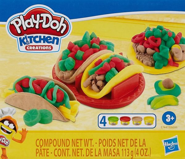 HASE7447 - Les Tacos avec 4 pots PLAY-DOH Kitchen créations - 1