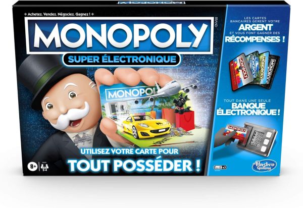 HASE8978 - MONOPOLY Super électronique | dés 8 ans - 1