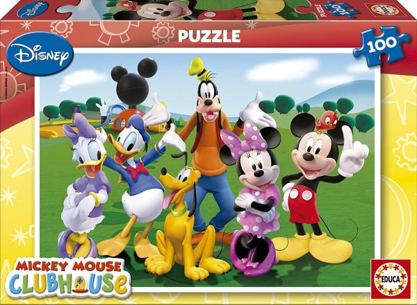 EDU14209 - Puzzle 100 Pièces DISNEY - Mickey Mouse avec ses amis - 1