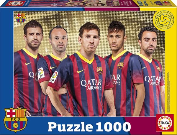 EDU15999 - Puzzle 1000 Pièces FC BARCELONE 68 x 48 cm - 1