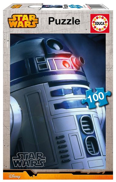 EDU16282 - Puzzle 100 Pièces STAR WARS - R2-D2 33.5 x 23.5 cm - 1