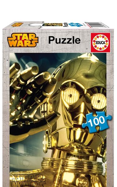 EDU16283 - Puzzle 100 Pièces STAR WARS - C-3PO 33.5 x 23.5 cm - 1