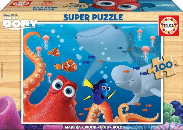 EDU16794 - Puzzle 100 Pièces LE MONDE DE DORY 36 x 26 cm - 1