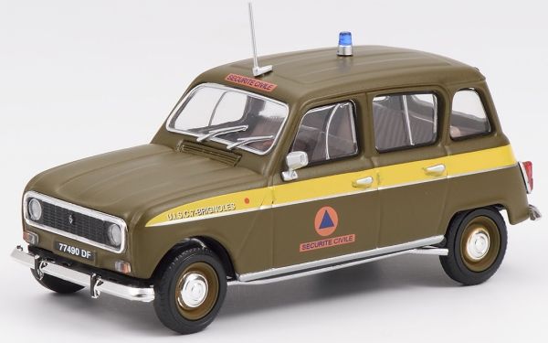 ELI101581 - RENAULT 4L 1980 Sécurité Civile Française de Brignoles - 1