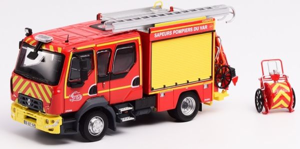 ELI115945 - RENAULT D12 FPTL Gigamaex pompier du Var avec deux enrouleurs - 1
