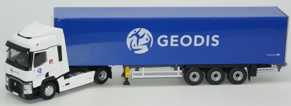 ELI115980 - RENAULT T 4X2 et remorque caisse rigide GEODIS - 1