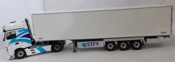 ELI116061 - MERCEDES BENZ Actros 4x2 avec semi frigo CHEREAU 3 essieux transport STFV - 1