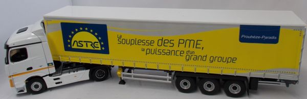 ELI116080 - MERCEDES BENZ Actros 2 Tautliner 4x2 avec semi 3 essieux Astre Prouheze Paradis - 1