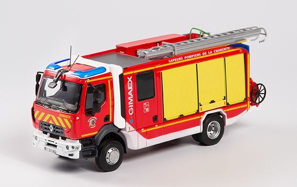 ELI116284 - RENAULT D16 pompier FPT SR Gimaex SDIS 16 Charente limité à 500 exemplaires - 1