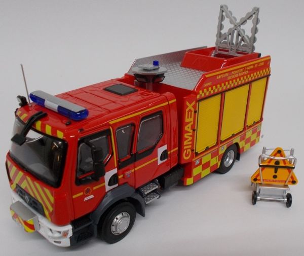 ELI116286 - RENAULT D15 pompier d'Eure Et Loire VSR Gigamex Secours Routier SDIS 37 limité à 650 exemplaires - 1