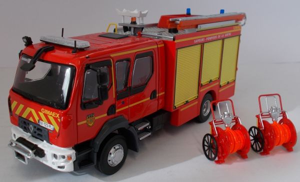 ELI116288 - Renault pompier D15 FPTSR Gimaex SDIS 72 Sapeurs Pompiers de la Sarthe avec deux enrouleurs limité à 500 exemplaires - 1