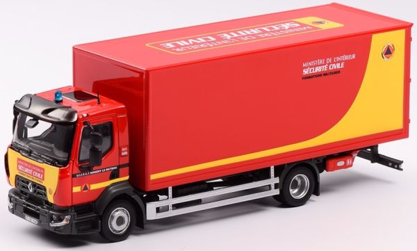 ELI116342 - RENAULT D14 porteur caisse rigide 4x2 Sécurité Civile Formations Militaire base de Nogent Le Rotrou limité à 400 exemplaires - 1