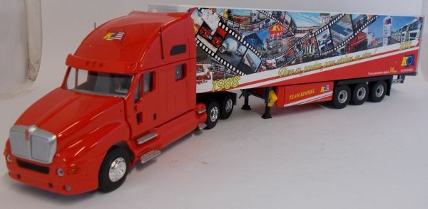 ELI116359 - KENWORTH T2000 et remorque caisse rigide transport KIMMEL spéciale anniversaire 30ans - 1