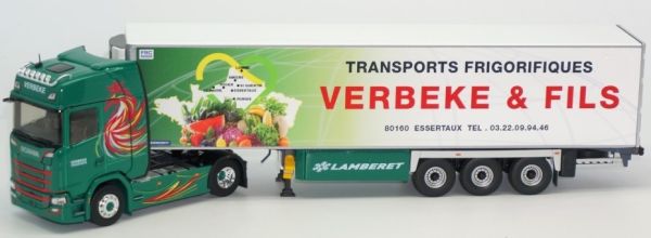 ELI116466 - SCANIA S730 4x2 avec remorque frigo LAMBERET transport VERBEKE & FILS - 1