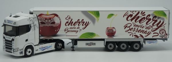 ELI116492 - SCANIA S5000 4x2 et remorque frigo CHEREAU Transports Blanc - 1