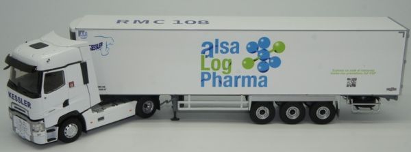 ELI116604 - RENAULT T520 High 4x2 et remorque frigo Chereau Alsa Log Pharma - 1