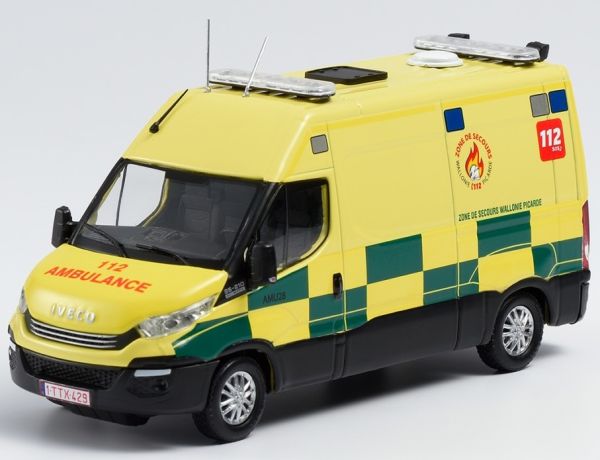 ELI116665 - IVECO Daily ambulance Belge AMU28 Zone de Secours Wallonie Picarde limité à 240 exemplaires - 1