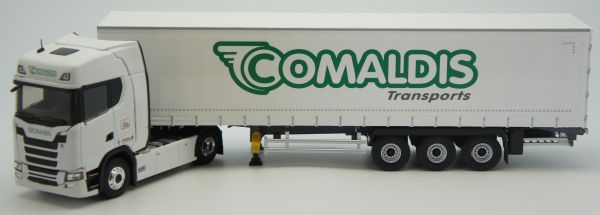 ELI116707 - SCANIA S500 4x2 et remorque Tautliner Transports COMALDIS - 1