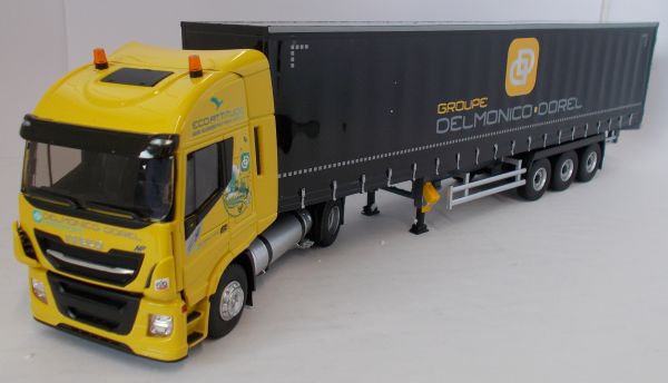 ELI116750 - IVECO Stralis NP 4x2 et remorque transports Delmonico Dorel - 1