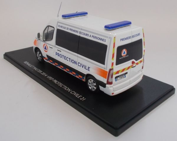 新品ミニカー 1/43 ルノー マスター 2014 VPSP FFSS [116797] 1⁄43 ルノー マスター 救急車 2014 VPSP PROTECTION CIVILE 21116798