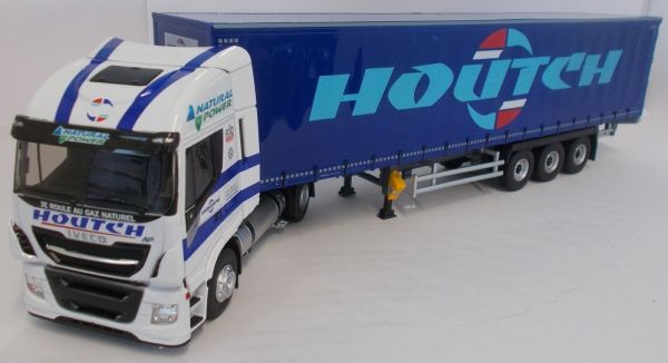 ELI116802 - IVECO Stralis NP 4x2 et remorque Tautliner Transports HOUTCH - 1